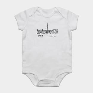 Dubai United Arab Emirates Baby Bodysuit
